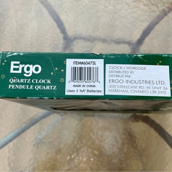 Ergo Christmas Old Tyme Caroling Clock - Tested & Works - Picture 5 of 7